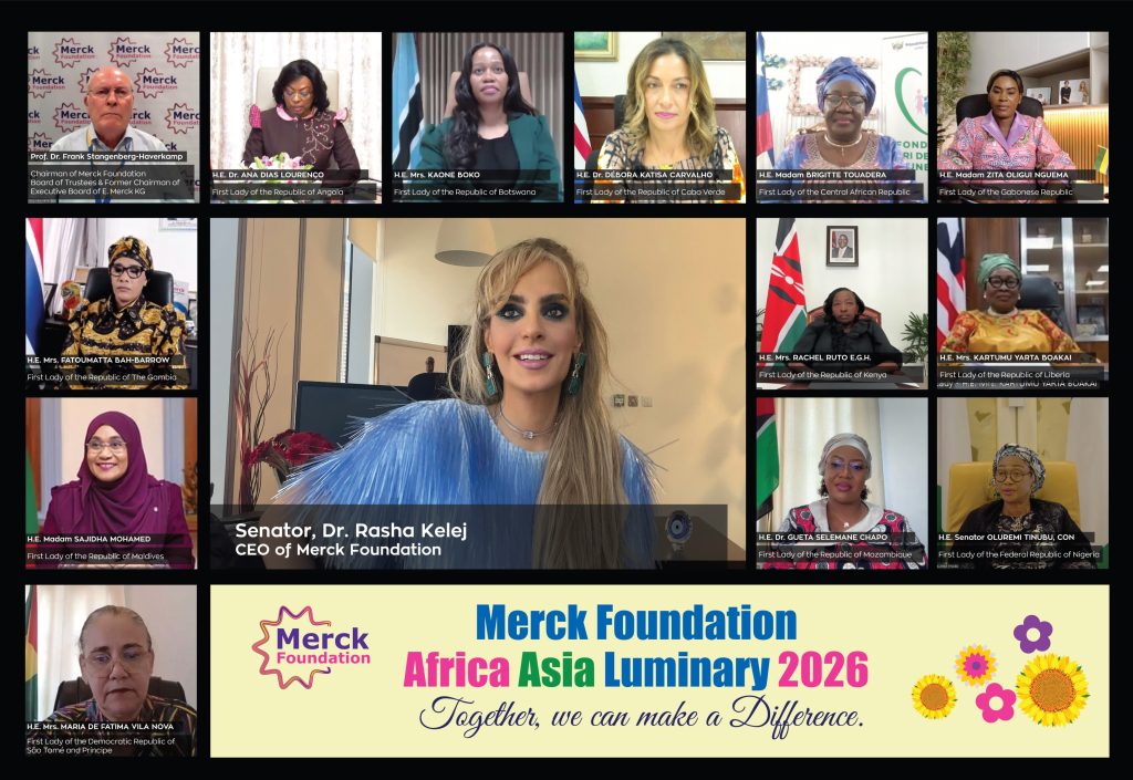 12 African, Asian First Ladies Unite As Merck Foundation Expands Healthcare Access For Millions 6 Image 2 Merck Foundation Chairman and CEO with First Ladies during the 13th Merck Foundation Africa Asia Luminary.jpg 1